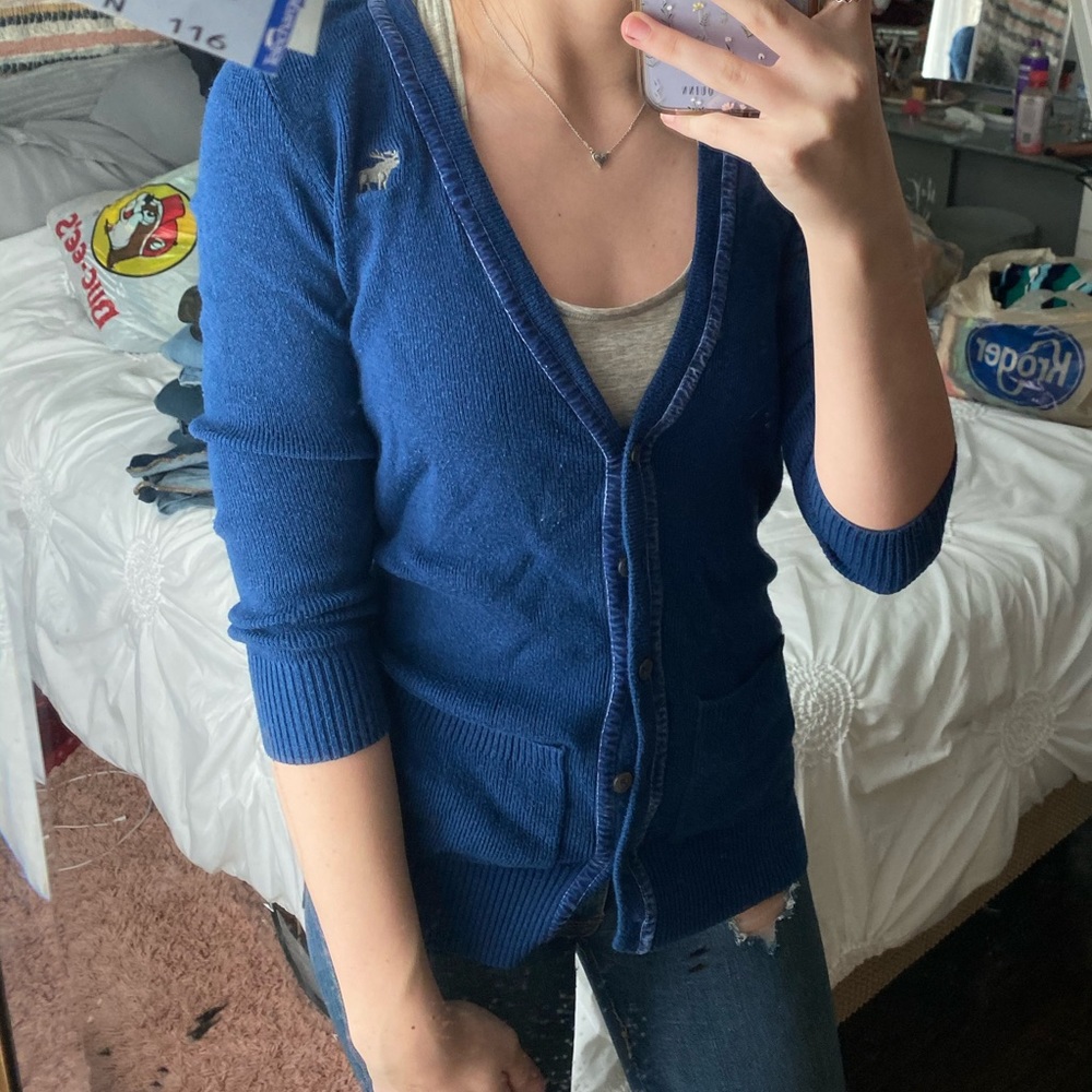abercrombie&fitch cardigan top